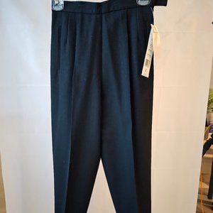 NWT Chaus Petite Black Wool Crepe Lined Pant - Size 4